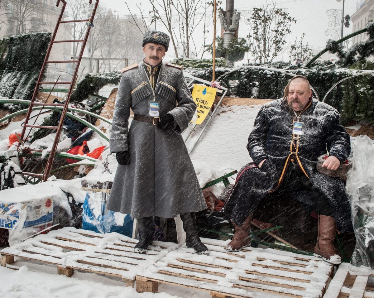 Demonstration in Kiev against Ukraine's rejection of the EU agre