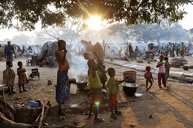 Des réfugiés dans la région de Bossangoa © Camille Lepage 