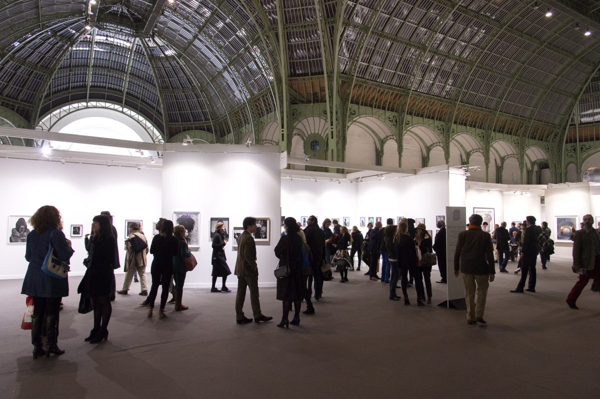 Vue generale de l'interieur du Grand Palais, Nov 11, 2015 © Marc Domage / Paris Photo 