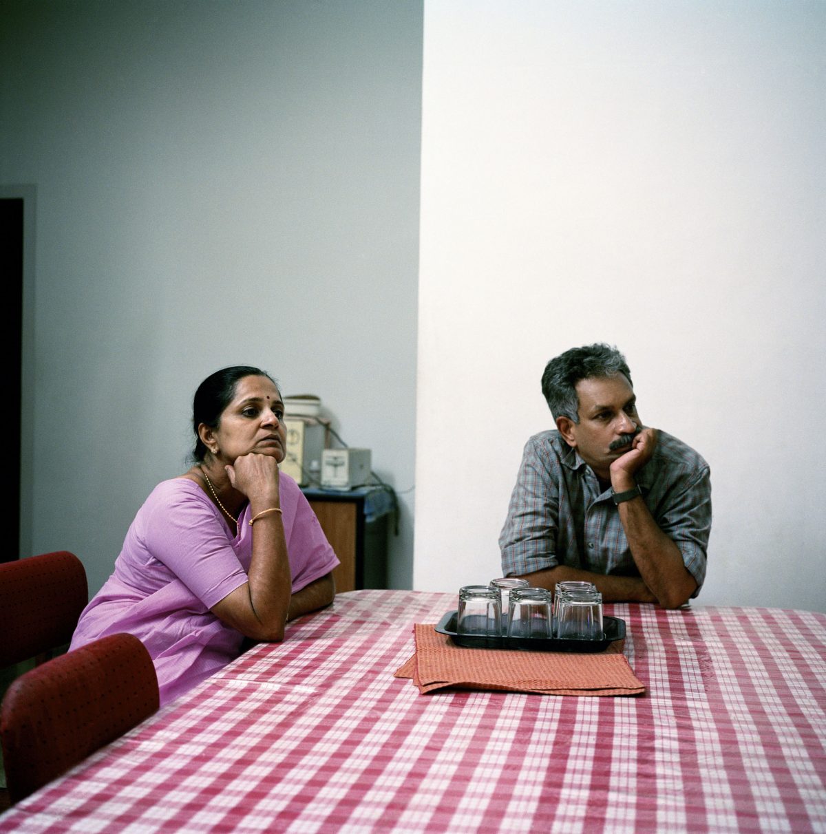 Image extraite de série "Watching TV" / © Olivier Culmann