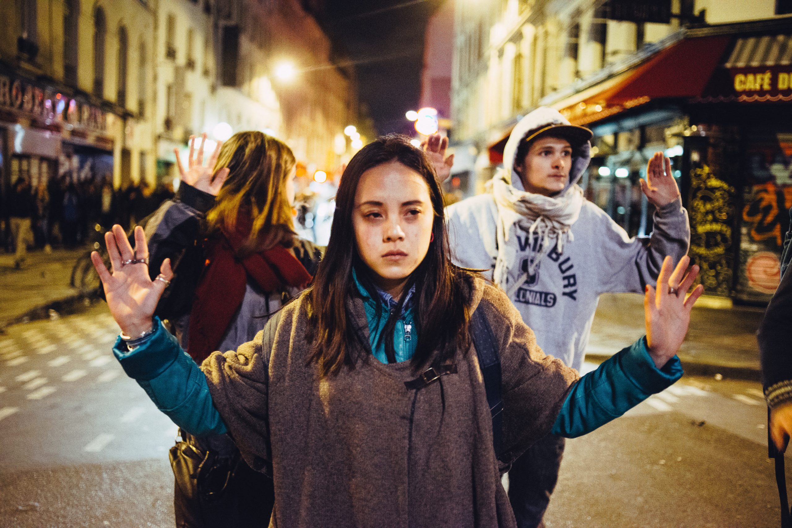Nuit Debout 28 th 2016, union representatives spoke, clashes w