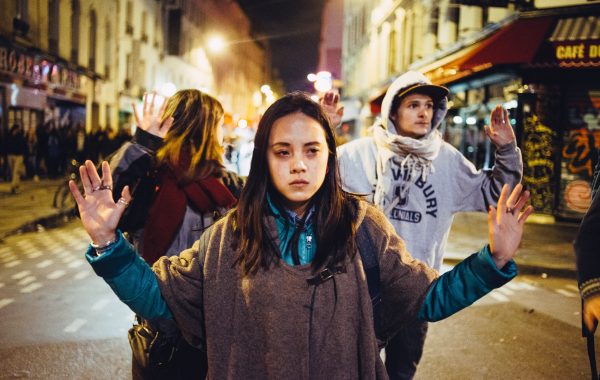 Nuit Debout 28 th 2016, union representatives spoke, clashes w