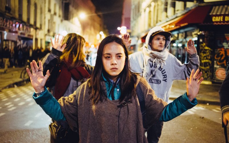Nuit Debout 28 th 2016, union representatives spoke, clashes w