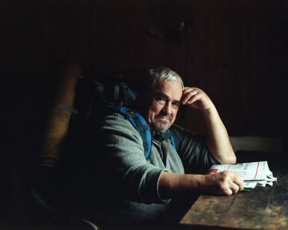 John at Strabeg, Northern Highlands, Scotland. From "Black Dots" © Nicholas White