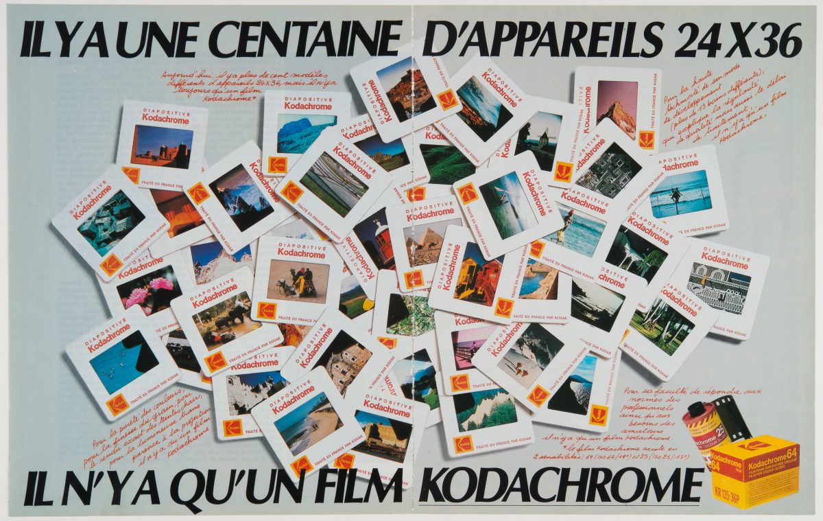Publicité Kodak pour le film Kodachrome, 1982 © Kodak / Photo Musée de l'Elysée Lausanne 
