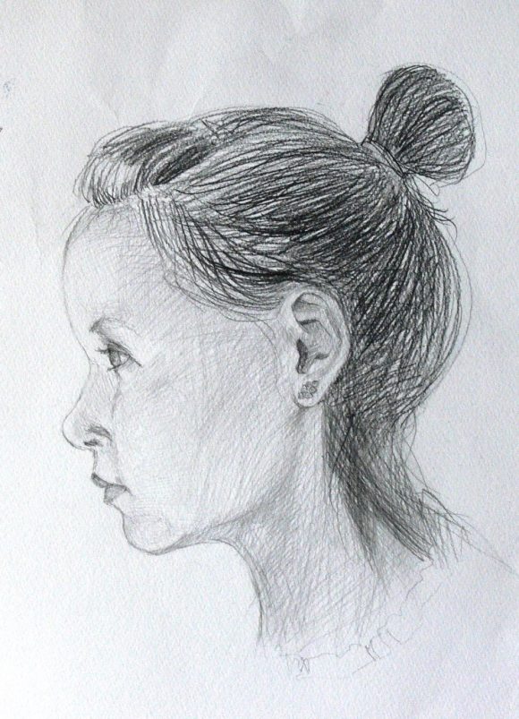 Autoportrait extrait de la série "Anete", par © Evita Goze