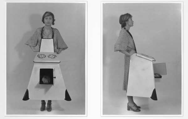 Birgit Jurgenssen. Hausfrauen – Küchenschürze (Housewives’ Kitchen) Apron, 1975/2003.
