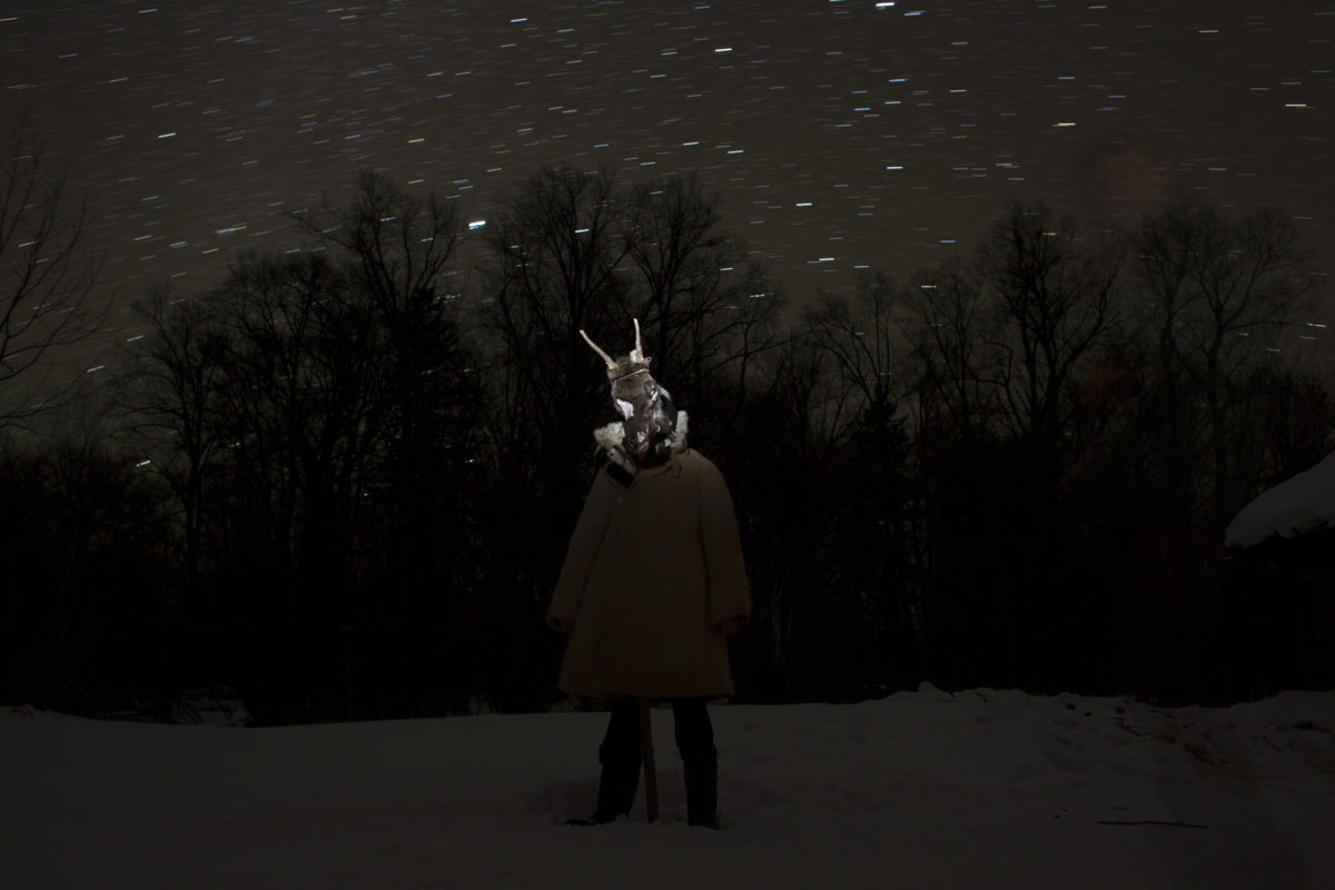 "Roe-deer man under the Orion constellation" from "The hunter" © Alvaro Laiz