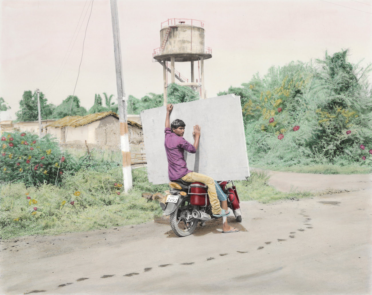 © Vasantha Yogananthan, peint par Jaykumar Shankar