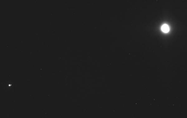 La terre, la lune et Bénou, courtesy NASA