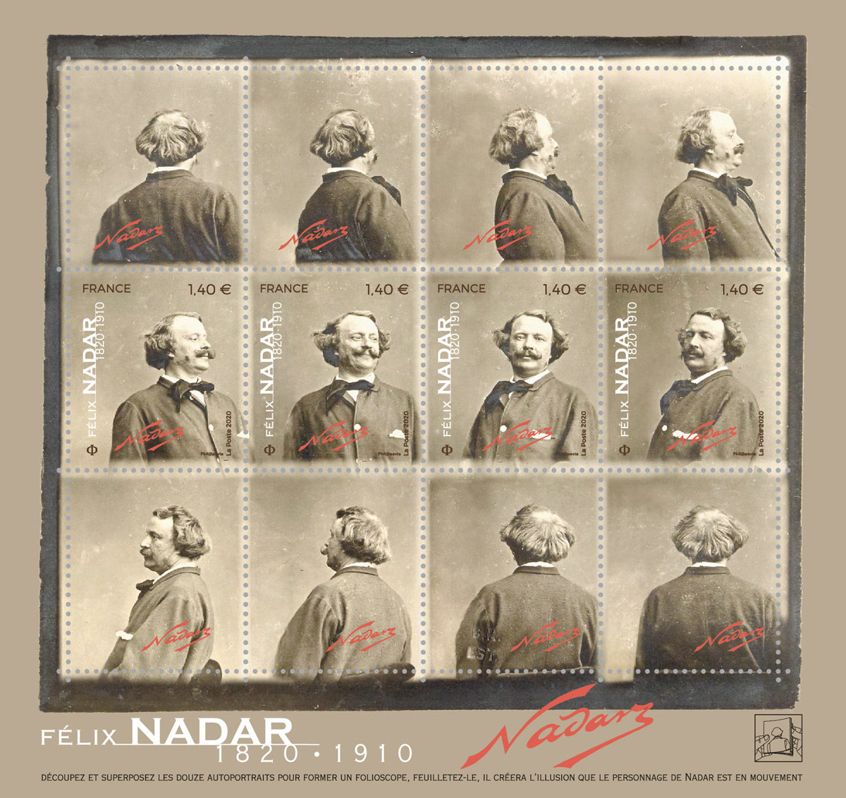 Félix Nadar © La Poste