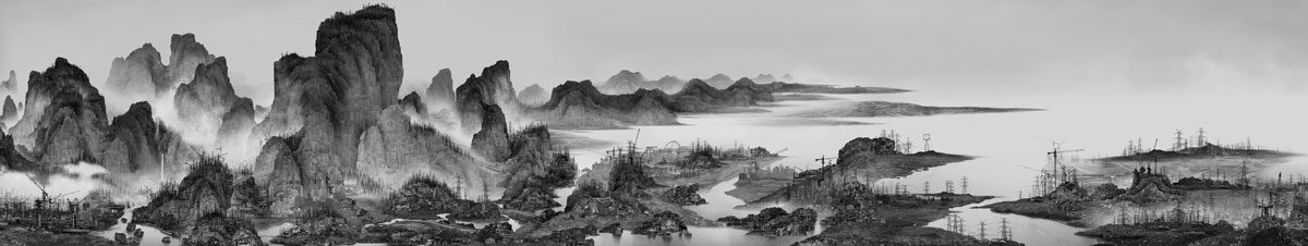 © Yang Yongliang / Avec l’ autorisation de la Galerie Paris-Beijing.