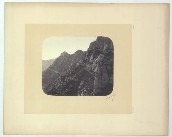 Vista del Monasterio de Montserrat, Conde de Vernay