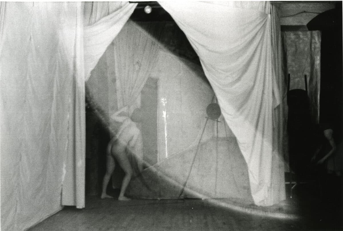 Richard Foreman © 2022 Babette Mangolte, all rights of reproduction reserved 