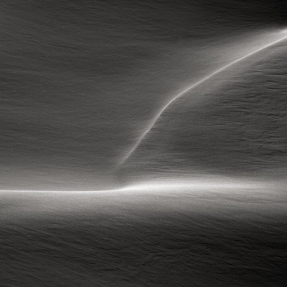  © Jeffrey Conley, Light and Drifting Snow, 2020, Archival pigment print on Japanese Bamboo paper, 111.75 x 111.75 cm, Edition 5 & 2 AP
