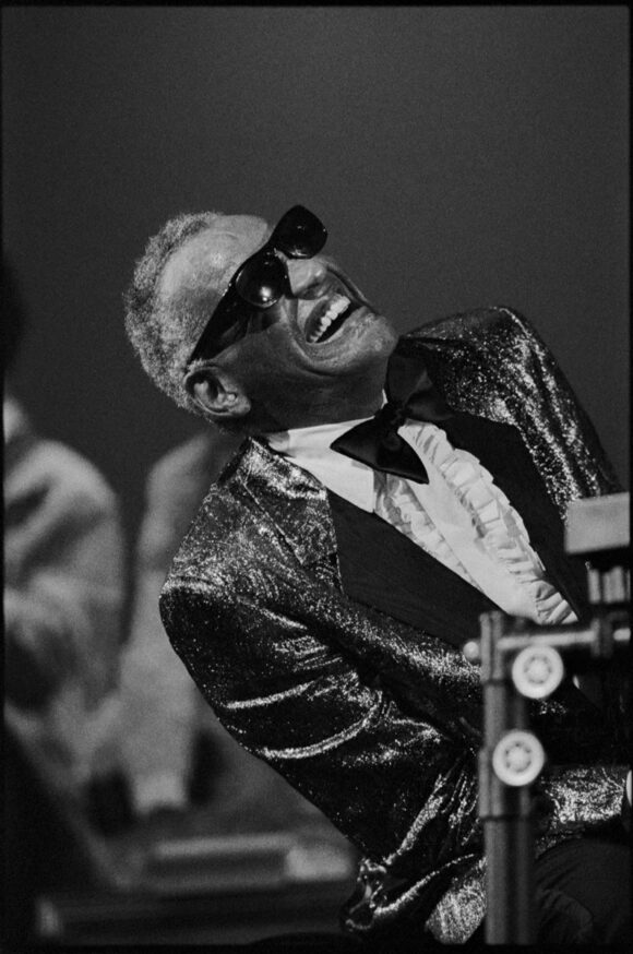 Paris, 1988. Ray Charles en concert / Photo by Bertrand Guay