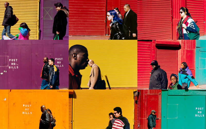 Johan van der Keuken, 42nd Street New York 1997 Colour transparancies Collection Nederlands Fotomuseum © Noshka van der Lely